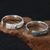 Sterling Silver Ivy Pattern Wrap Ring