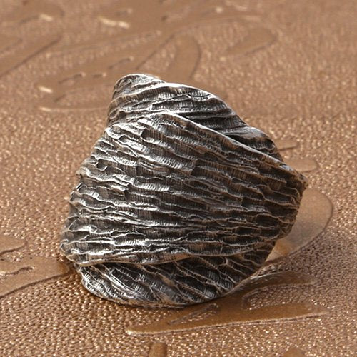 Sterling Silver Leaf Wrap Ring