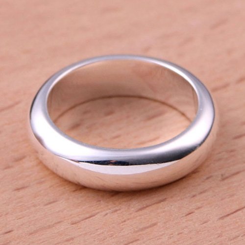 Sterling Silver Plain Band Ring