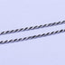 1.3 mm Sterling Silver Rope Chain 18"-30"