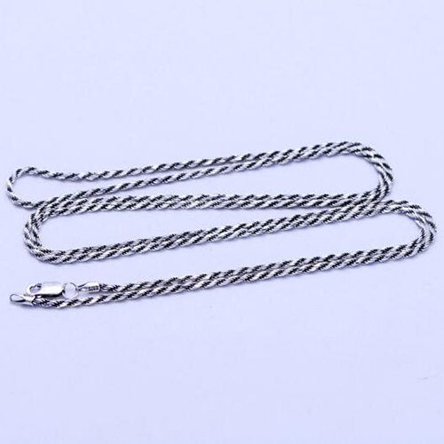 1.3 mm Sterling Silver Rope Chain 18"-30"