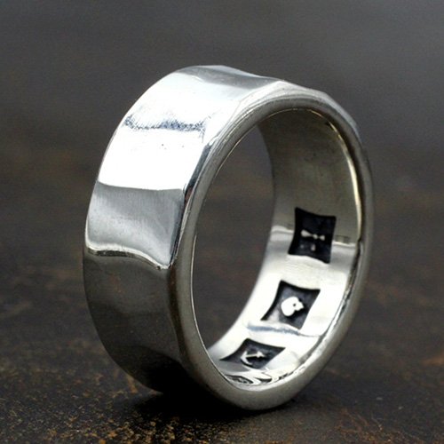 Sterling Silver Sculpted Band Ring