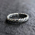 Sterling Silver Slim Braided Wrap Ring