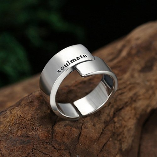 Sterling Silver Soulmate Pinky Ring