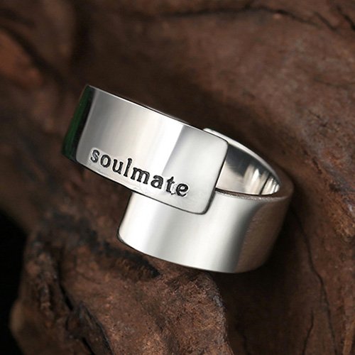 Sterling Silver Soulmate Pinky Ring