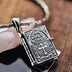 Sterling Silver Tiny Bible Necklace