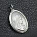 Sterling Silver Virgin Mary Tag Necklace