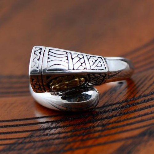 Sterling Silver Virgin Mary Wrap Ring