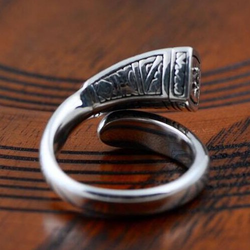 Sterling Silver Virgin Mary Wrap Ring