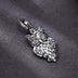 Sterling Silver Celtic Knot Owl Pendant Necklace