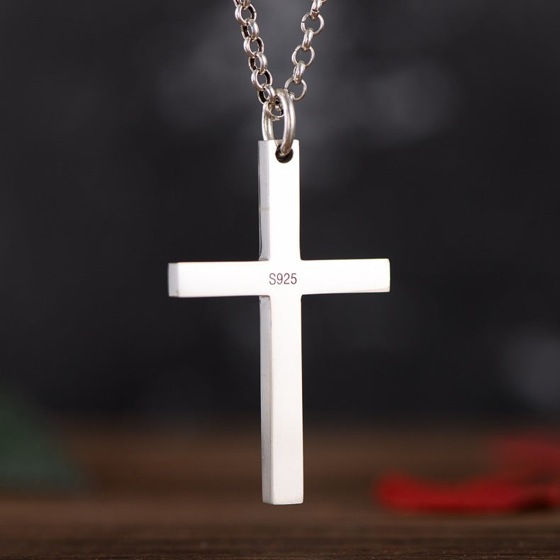 Sterling Silver Cross Pendant Necklace