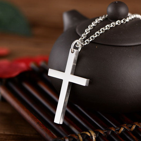 Sterling Silver Cross Pendant Necklace