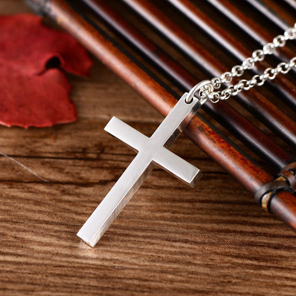 Sterling Silver Cross Pendant Necklace