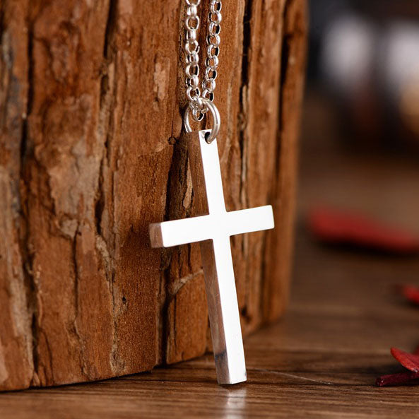 Sterling Silver Cross Pendant Necklace