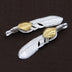 Men's Sterling Silver Feather Pendant