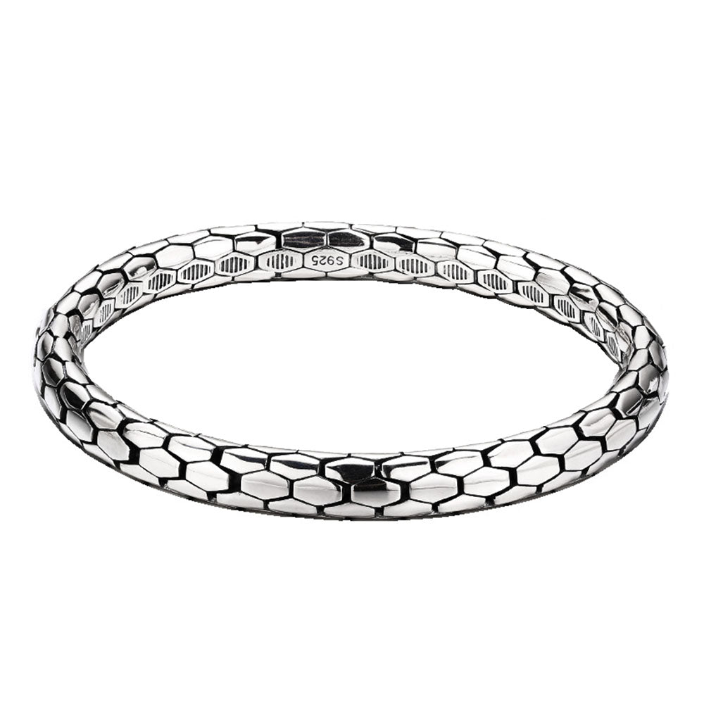 Sterling Silver Snake Chain Bracelet for Men