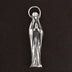 Sterling Silver Virgin Mary Statue Pendant Necklace
