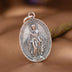 Sterling Silver Virgin Mary Tag Necklace