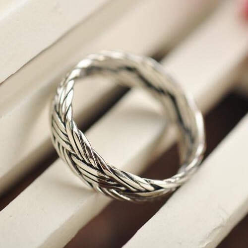 Sterling Silver Braided Ring