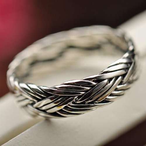 Sterling Silver Braided Ring