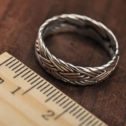 Sterling Silver Braided Ring