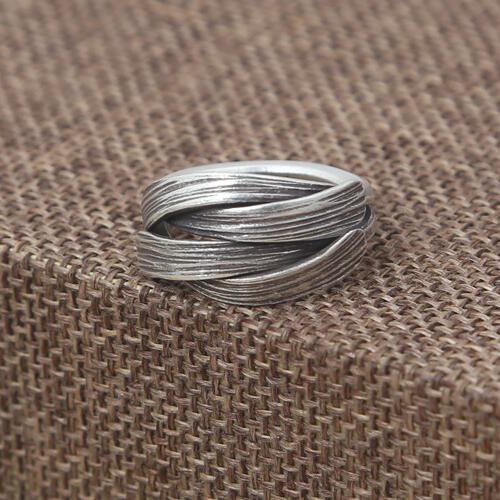 Women's Sterling Silver Handmade Wrap Ring