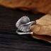 Women’s Fine Silver Leaf Wrap Ring