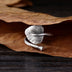 Women’s Fine Silver Leaf Wrap Ring