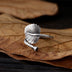 Women’s Fine Silver Leaf Wrap Ring