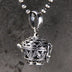 Women's Sterling Silver Hollow-out Locket Necklace