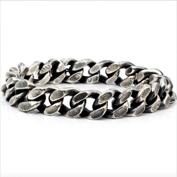 925 Silver Figaro Chain Bracelet for Men  Buy Online