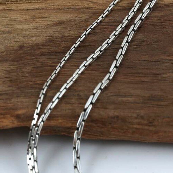 Men's Sterling Silver Coreanna Chain - Jewelry1000.com