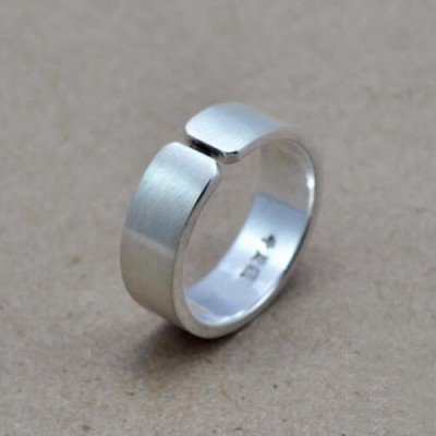Fine Silver Wrap Band Ring
